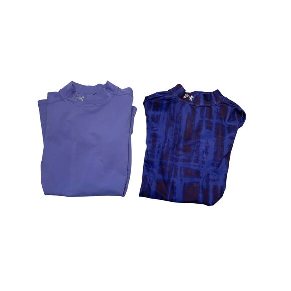 Under Armour ColdGear Tops Bundle – Women’s M – Purple + Tie Dye – EUC - Picture 3 of 10